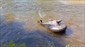 Ловля хариуса на телевизор.