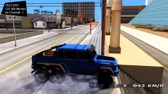 Mercedes Brabus G63 6x6 - GTA San Andreas TUNING / ? 4K / 60FPS ? GTX 1080 _REVIEW смотреть онлайн