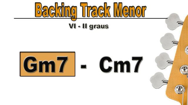 Gm7 And Cm7 Backing Track Bossa Nova Style 125Bpm