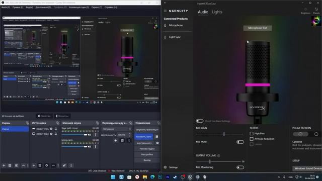 HYPERX DUOCAST ОБЗОР/ОТЗЫВ НА МИКРОФОН смотреть онлайн