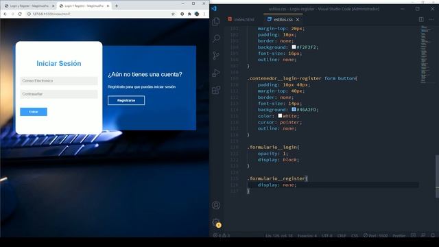 Login y Registro con HTML - CSS - JS || Parte1 смотреть онлайн