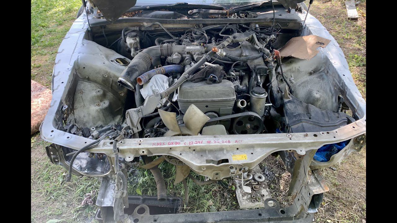 Восстанавливаю MARK2 JZX90.Покраска подкапотки