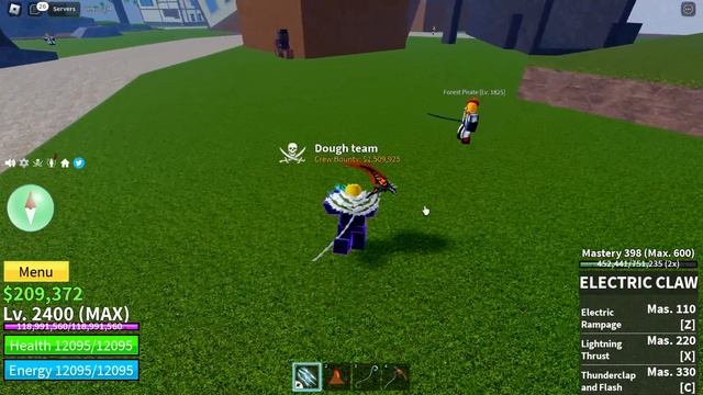 Обзор на стиль боя Electro Claw I Blox fruits смотреть онлайн