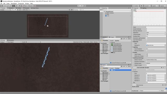 Use any texture and animations for Unity's Line Renderer смотреть онлайн