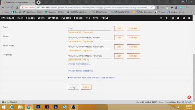 Using Ram For Plex Transcoding (Unraid 6.7.2) смотреть онлайн