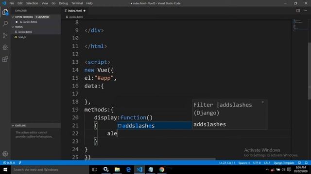 VueJS 2 Series including Router & Vuex || Handling Key Event in VueJS|| Part-10 смотреть онлайн