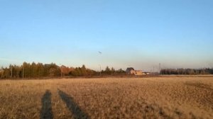 Мой первый полет на самодельном самолете на радио управлении