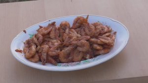 Креветки Жареные В Казане На Костре