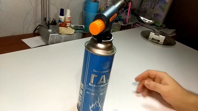 Газовая горелка с пъезоподжигом WS-502C с Алиэкспресс за 350р. Piezo Torch