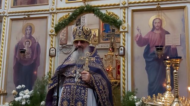 Слово архимандрита Амвросия (Макара) после чтения 12-ти Страстных Евангелий, 21 апреля 2022