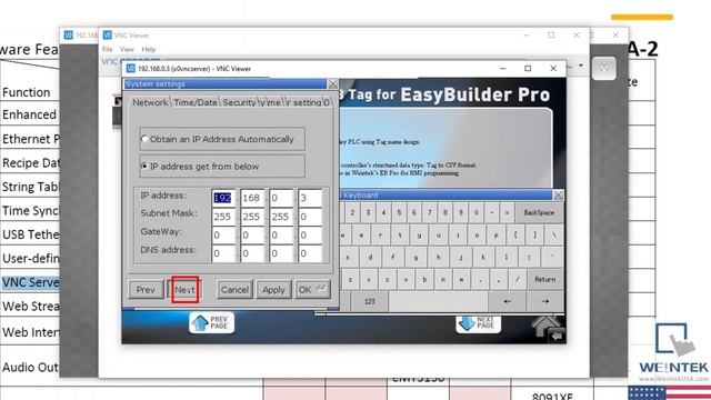 Using VNC Client to monitor your Weintek HMI смотреть онлайн