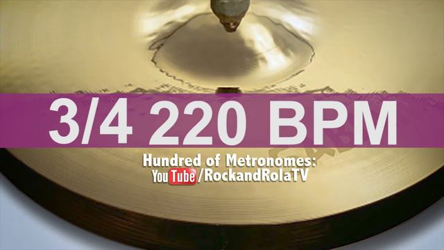 🔴 220 BPM Hi Hat Metronome смотреть онлайн