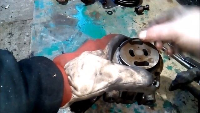 Гидравлика на самодельный трактор насос с ГУРа ГАЗ-66 Homemade tractor смотреть онлайн