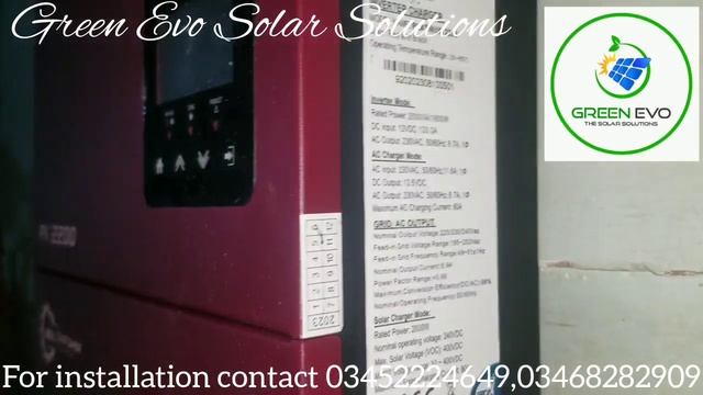 Fronus Pv2200 Installation & Review (Gharibabad Karachi)#fronus #solarinverters #solar