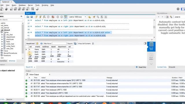 SQL | UNION and UNION ALL in MySQL | Hindi смотреть онлайн