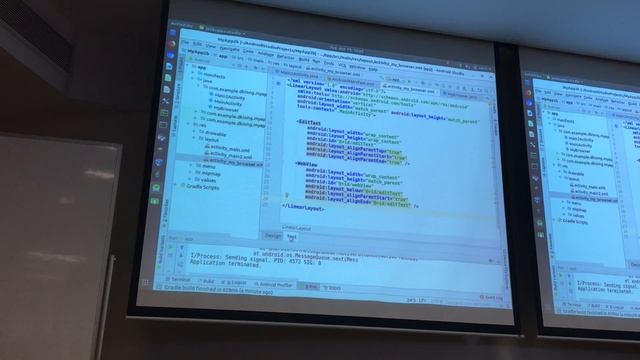 SA46 - Android lesson 5 - Implicit intents demo / MyBrowser / Registering intent смотреть онлайн