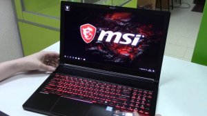 Обзор ноутбука MSI GS63VR 7RD