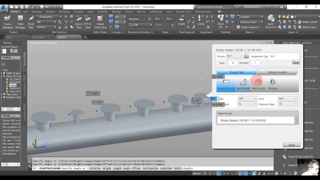 AutoCAD Plant 3D _ How to attach AutoCAD basic object to Equipment 3D model смотреть онлайн
