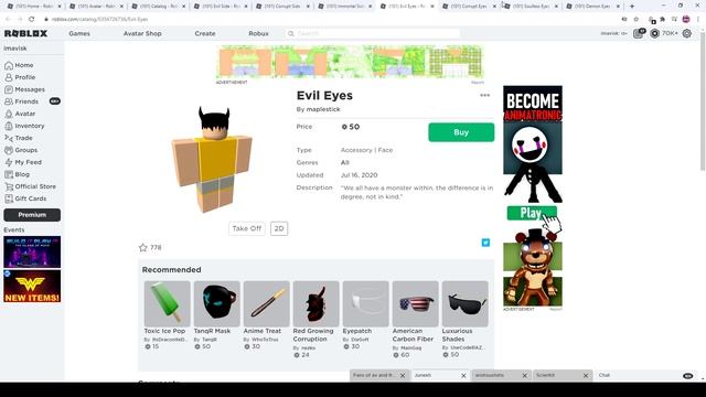 Roblox Eyes Series... смотреть онлайн
