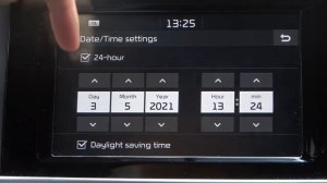 How to Change Date and Time on KIA Sportage - KIA Media System Time Settings Quick Adjustment