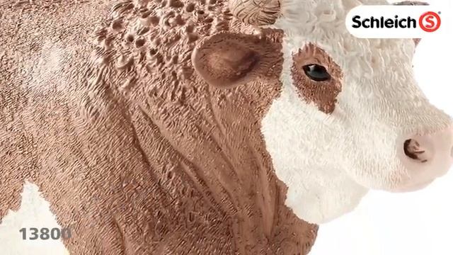Schleich 13800 Симментальский бык смотреть онлайн