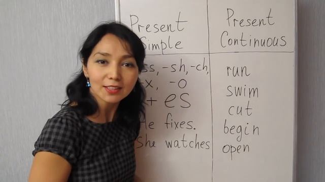 Времена глаголов в Английском. С чего начать? Present Simple и Present Continuous. смотреть онлайн
