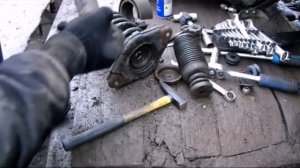 Замена задних стоек на альмера класссик