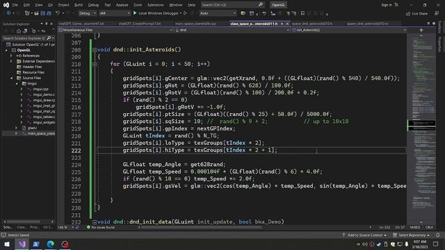 hopefully game dev, chatGPT 4, coding C++ OpenGL for Game Dev! weird mood tonight. I need to kind смотреть онлайн