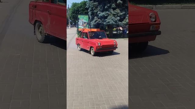 Ретро автомобіль. Мотоколяска СМЗ С-3Д смотреть онлайн