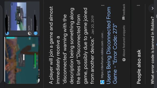I GOT ERROR CODE 273 #creepypasta #roblox смотреть онлайн