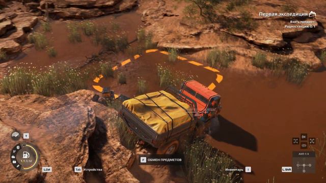 первый запуск Expeditions: A MudRunner Game