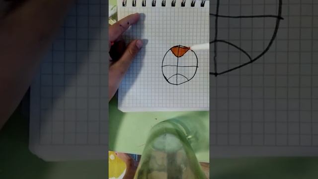 Учу рисовать баскетбольный мяч ? смотреть онлайн