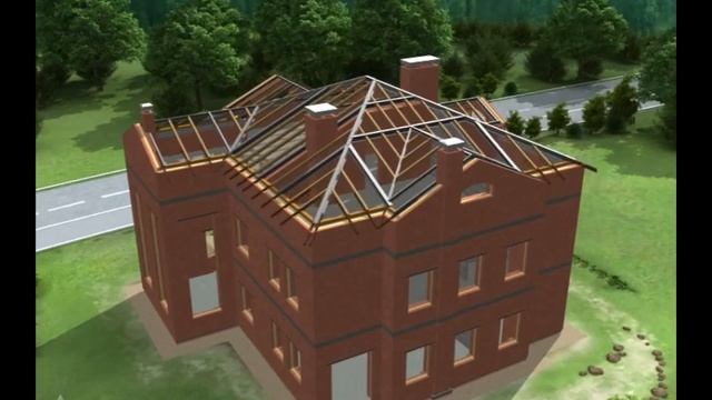 Анимация строящегося дома | 3DS MAX (Vray) смотреть онлайн