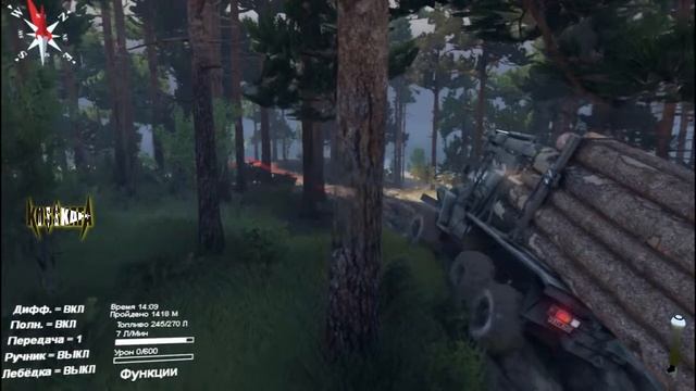 SpinTires // Эпизод 3 # Побережье // Серия 4 - Идет бычок, качается смотреть онлайн