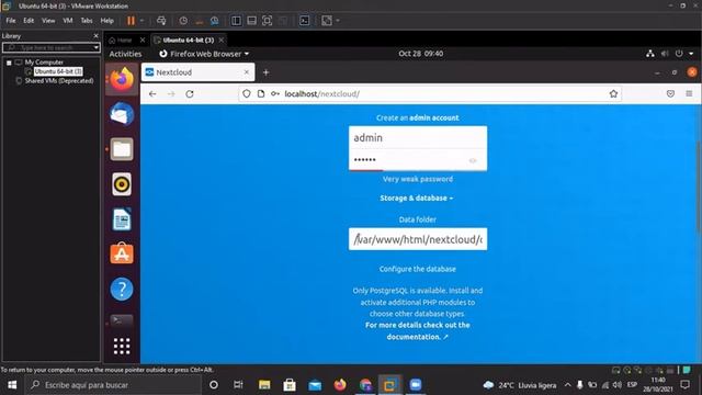 Instalación y configuración de nube privada con Nextcloud смотреть онлайн