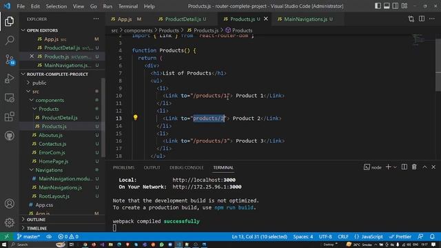 Absolute and Relative Path using Router in React JS | React JS Tutorial (full course) - #66 смотреть онлайн