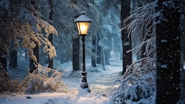 ❄️ Narnia Winter Forest Snow Ambience Relaxing Snow Sounds Sleep, Study, Relax, Focus смотреть онлайн