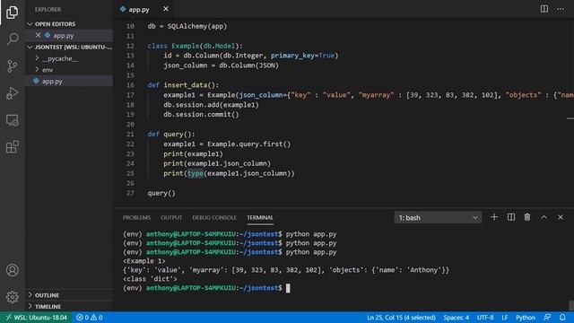 Intro to Postgres JSON Columns in Flask-SQLAlchemy смотреть онлайн
