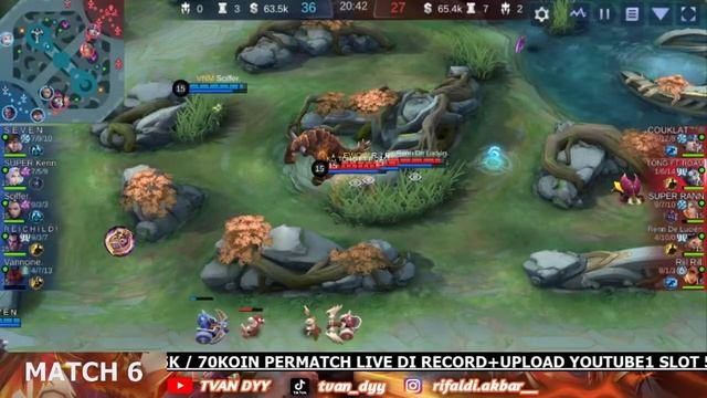 ROOM TURNAMEN MOBILE LEGENDS UNLOCK ALL SKIN , PART 45 , CASTER MOBILE LEGENDS INDONESIA , TVAN DYY смотреть онлайн