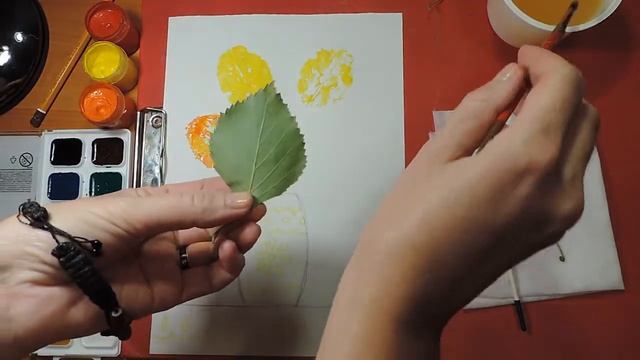 Рисуем осенний букет