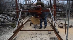Самодельная угловая дисковая пилорама