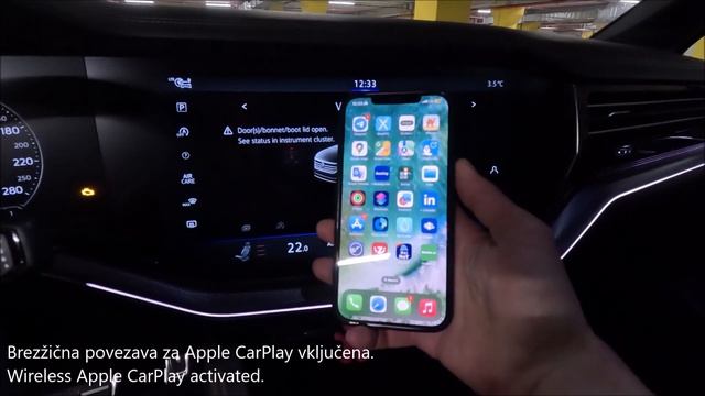 VW Touareg 3, MY2023 – Wireless Apple CarPlay Activation – Vključitev Brezžičnega Apple CarPlay-a