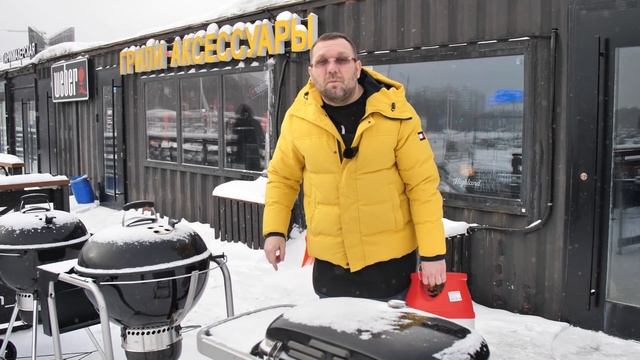 ?? БАРАНЬЯ НОГА в виде рулета на газовом гриле Weber traveler смотреть онлайн