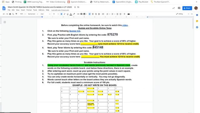 Week 2 Online Homework Instructions смотреть онлайн
