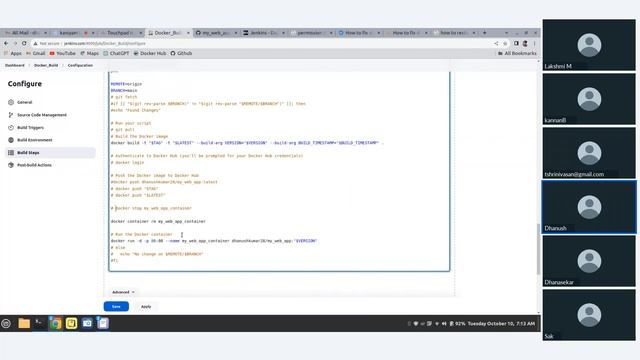 kaniyam Jenkins Oct 10 23 - Simple Job as Execute shell to build docker image and run in #Tamil смотреть онлайн