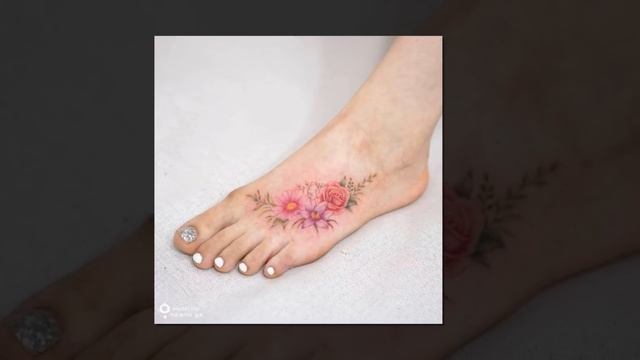 70+ Excellent Watercolor Flowers Tattoo Design Ideas смотреть онлайн