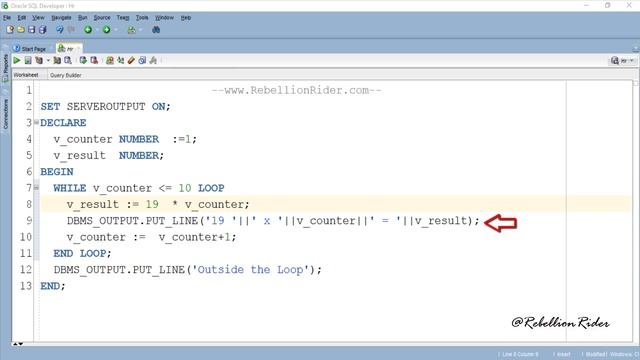 PL/SQL tutorial 12: PL/SQL WHILE Loop in Oracle Database смотреть онлайн