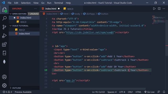 តោះរៀន Vue JS 2 សម្រាប់អ្នកចាប់ផ្តើមដំបូង #05 - Event Handling смотреть онлайн