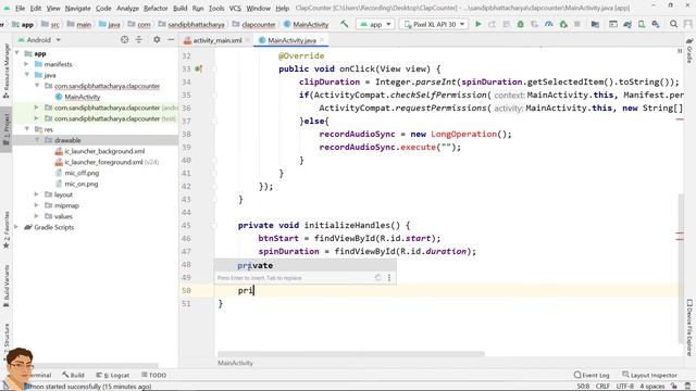 How to Build a Clap Counter App in Android Studio смотреть онлайн