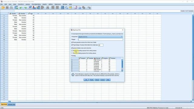 Easy SPSS Tutorial: Import Data from Excel into SPSS смотреть онлайн